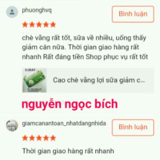 Cao chè vằng cầu Bình an 13 miếng