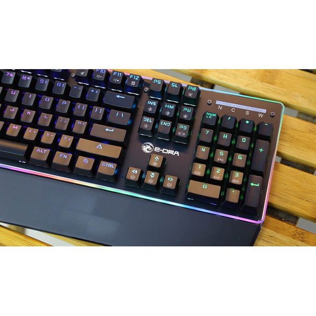 [Hàng Chính Hãng] Bàn phím cơ quang gaming E-Dra EK308 RGB Plus, Bàn phím cơ quang  game E-Dra EK308 RGB Plus