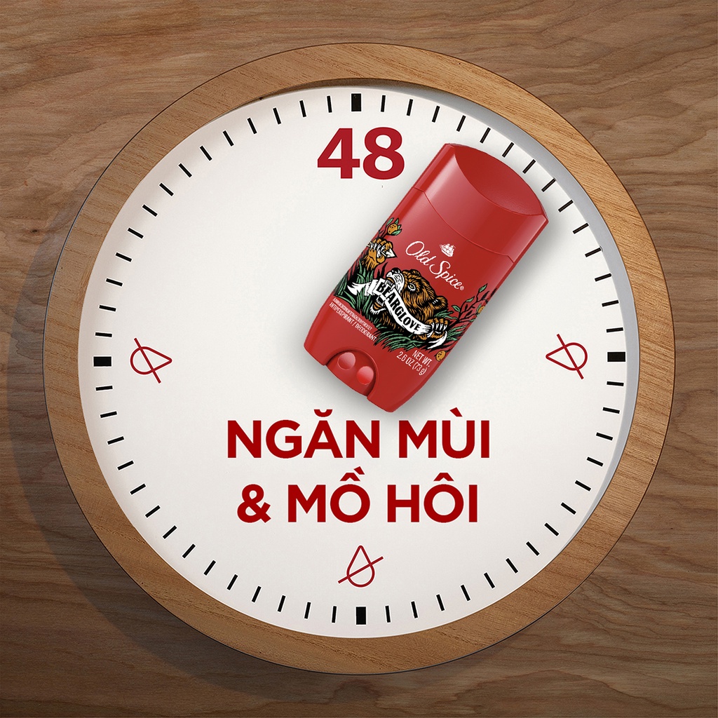Lăn sáp khử mùi Old Spice High Endurance Deodorant ngăn tiết mồ hôi 73g/85g - Be Glow Beauty