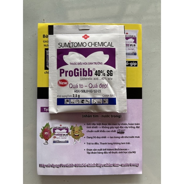 Ga3 Cốm ProGibb (Sumitomo) 2,5g
