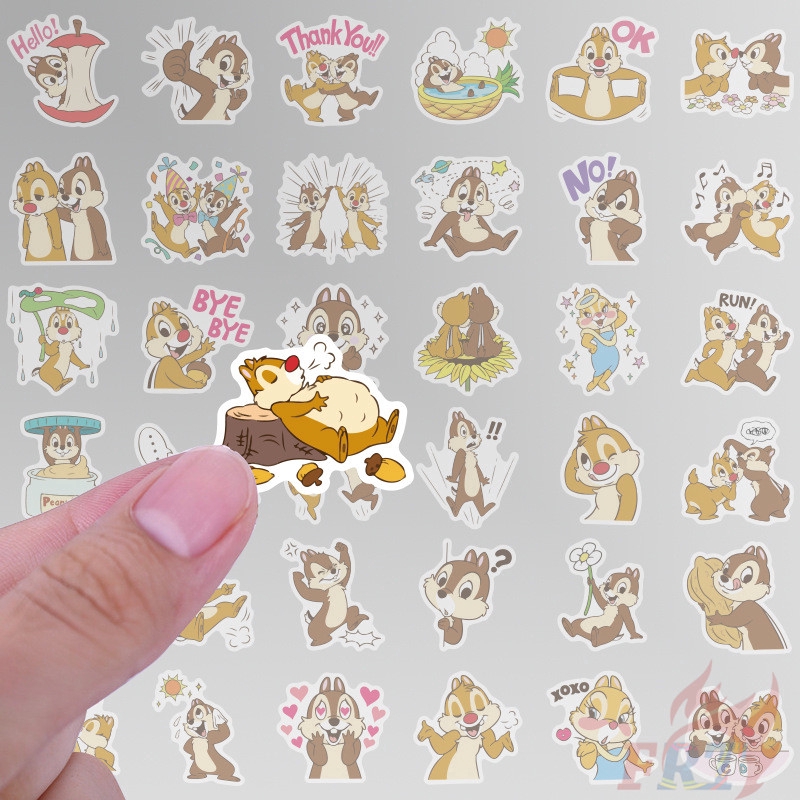 ❉ Chip &amp; Dale - Series B Disney Stickers ❉ 40Pcs/Set DIY Decals Stickers for Diary Laptop Scrapbooks Skateboard