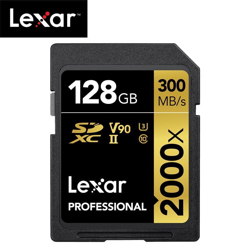 Thẻ Nhớ Lexar 300MB / s 64GB 32GB 128GB 2000x SDXC UHS-II U3 3D 4K DSLR