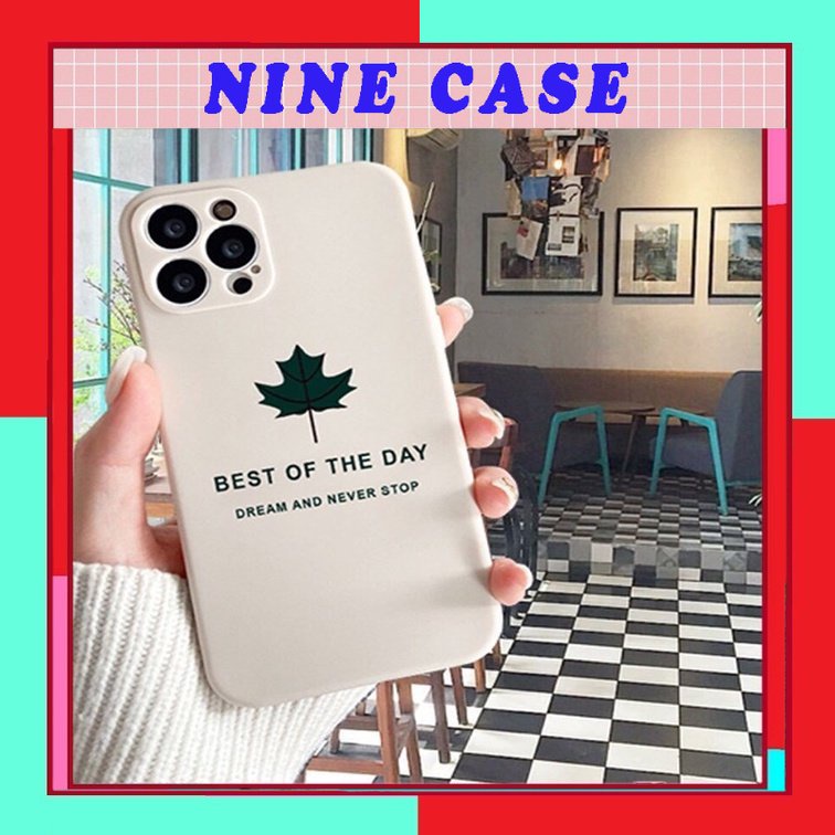 Ốp lưng cạnh vuông BVC lá phong 5/5s/6/6plus/6s/6splus/7/7plus/8/8plus/x/xr/xs/11/12/pro/max/plus/13/13Promax/14Promax