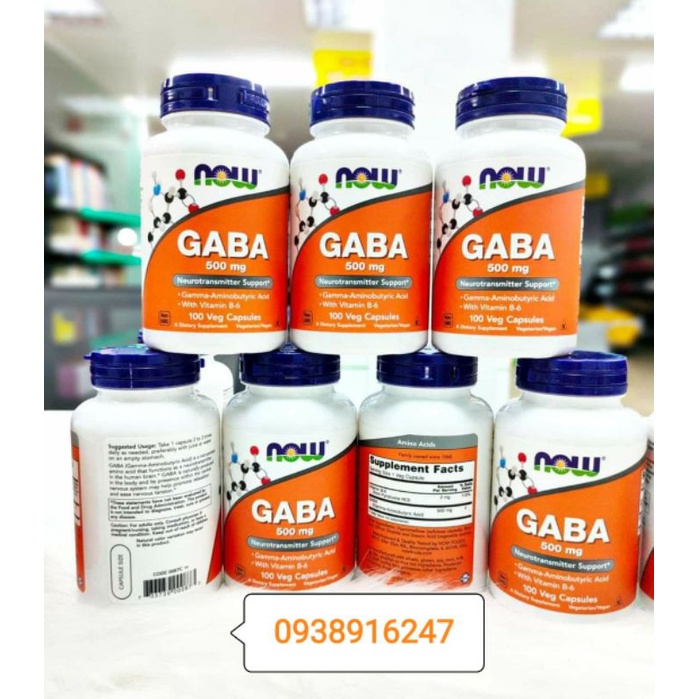 Now Food GaBa 500mg