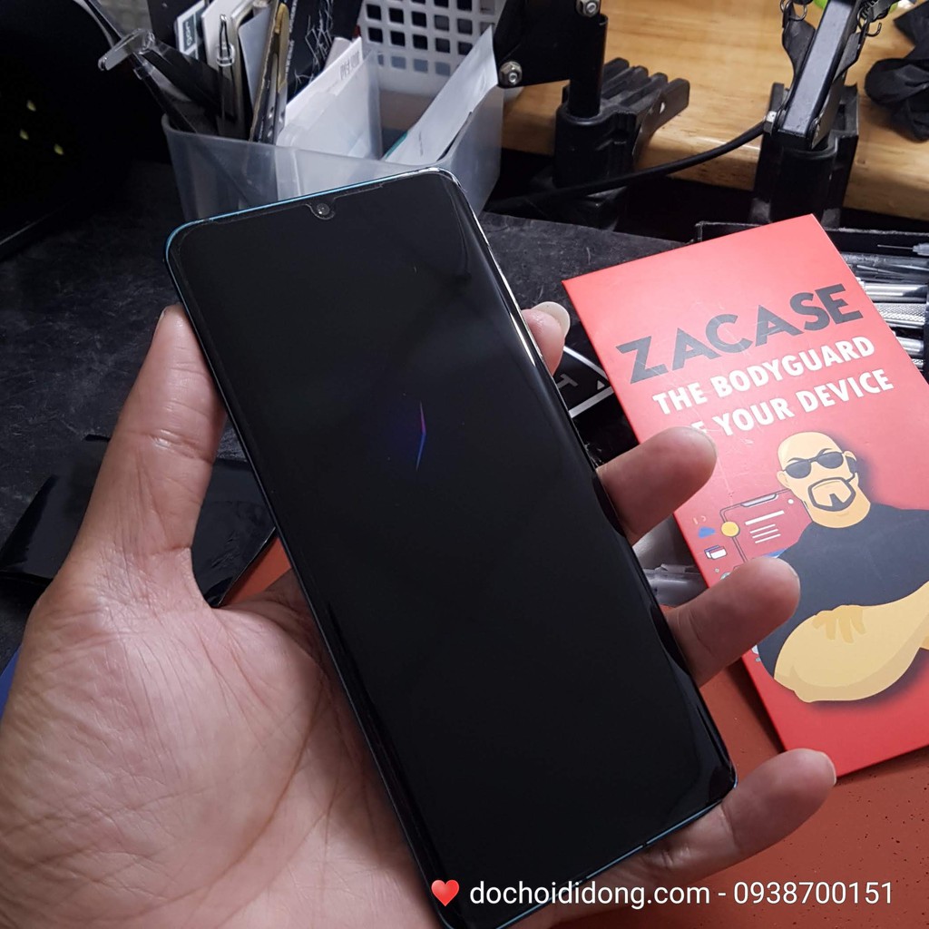 Dán Cường Lực Chống Nhìn Trộm Huawei P30 Pro Zacase UV Cao Cấp