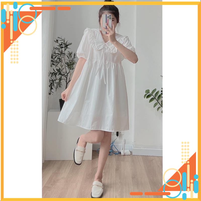 Váy babydoll cổ đức, đầm babydoll hai màu siêu xinh MSP33295 | BigBuy360 - bigbuy360.vn