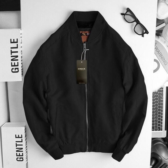 Áo da lộn nam lót gió - áo khoác bomber nhẹ, cao cấp mặc thu đông - ANPAZA AK64