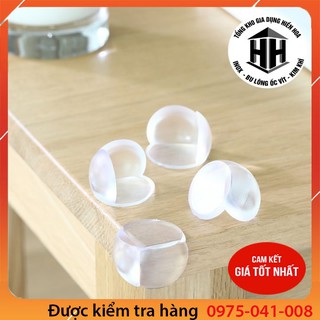 Bịt góc bàn - bịt cạnh bàn - miếng bịt góc bàn silicon trong suốt