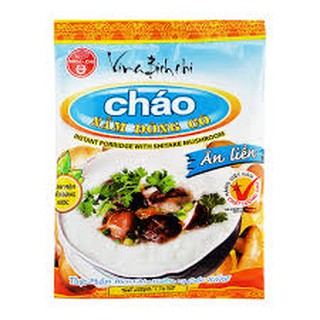Cháo nấm đông cô-Chay mặn đều dùng được