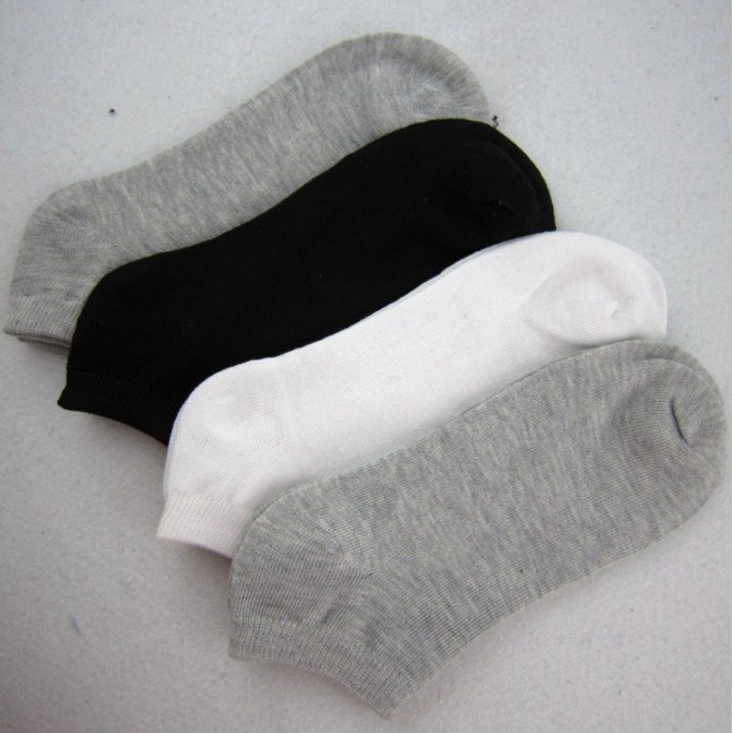 Combo vớ cotton trơn cổ ngắn Hàn Quốc