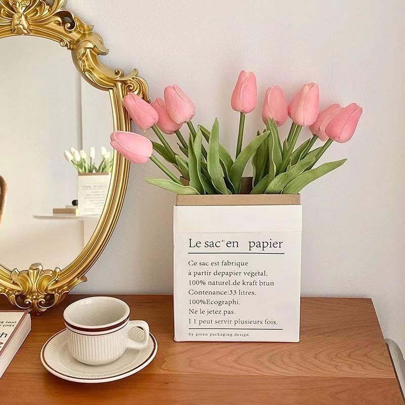 Hoa Tulip Giả Trang Trí Phòng Khách/Chụp Ảnh Tiện Dụng