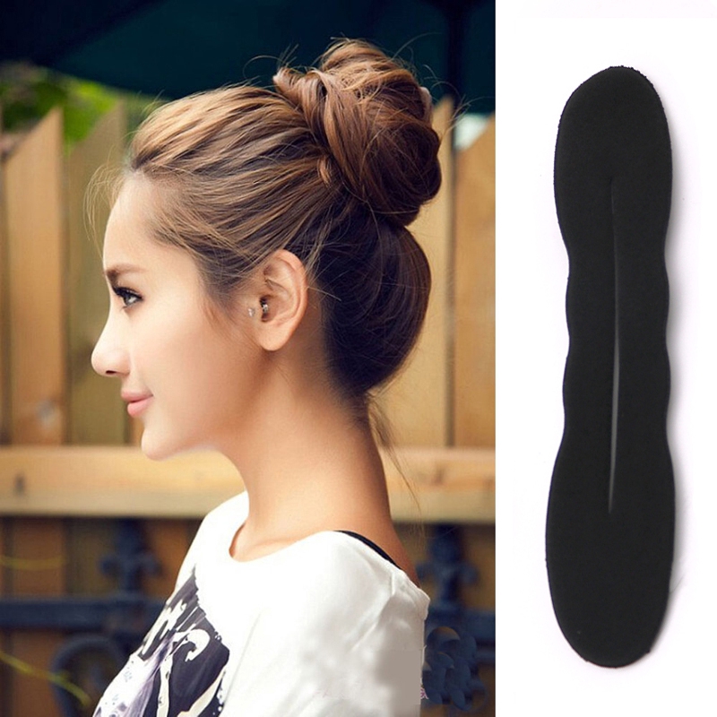 Women Fashion Magic Sponge Hair Twist Styling Clip Stick Bun Maker Braid Tool