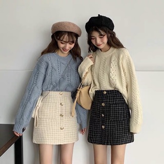 Chân váy dạ dáng chữ A