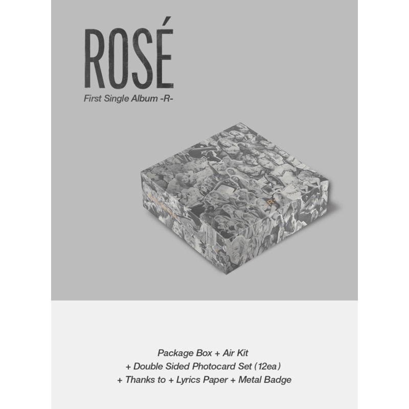 [CHÍNH HÃNG] KIT ALBUM ROSÉ BLACKPINK