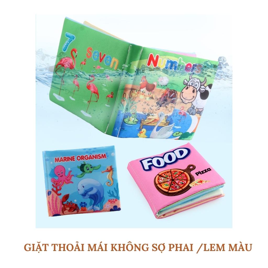 Sách Vải- Sách Vải Cho Bé Nhiều Chủ Đề Bằng Tiếng Anh Giúp Bé Kích Thích Thị Giác Bé Vừa Học Vừa Chơi Tuệ Minh Kid's