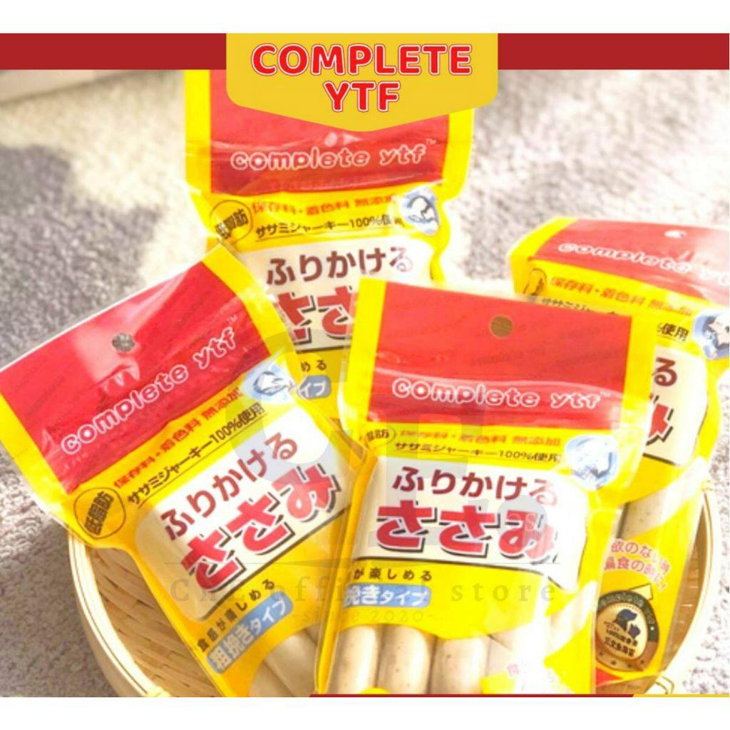 Complete YTF Xúc xích dinh dưỡng ăn dặm Gà , Cá hồi cho chó mèo 160GR