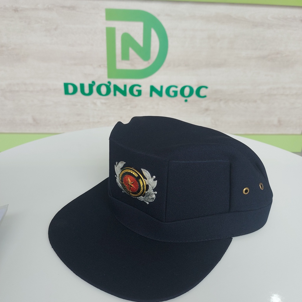 Nón Bảo Vệ Mũ Vệ Sĩ Kèm Sao Và Cành Tùng Theo Thông Tư 08 Loại Mềm