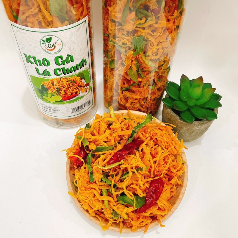 Khô gà lá chanh hũ 300GR