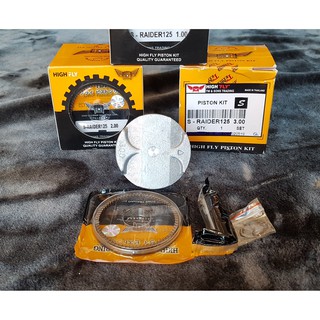 Bộ Piston Bạc HIGH FLY 58mm (1.00) -  FX 125, Raider 125 - ACR DOHC shop