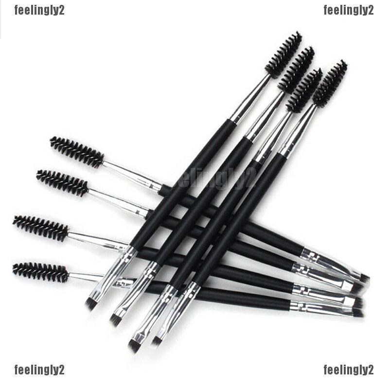 1 Pack Makeup Tool Handle Dual Brow Brush Hot Double Eyebrow Brush EyeBrow Penci