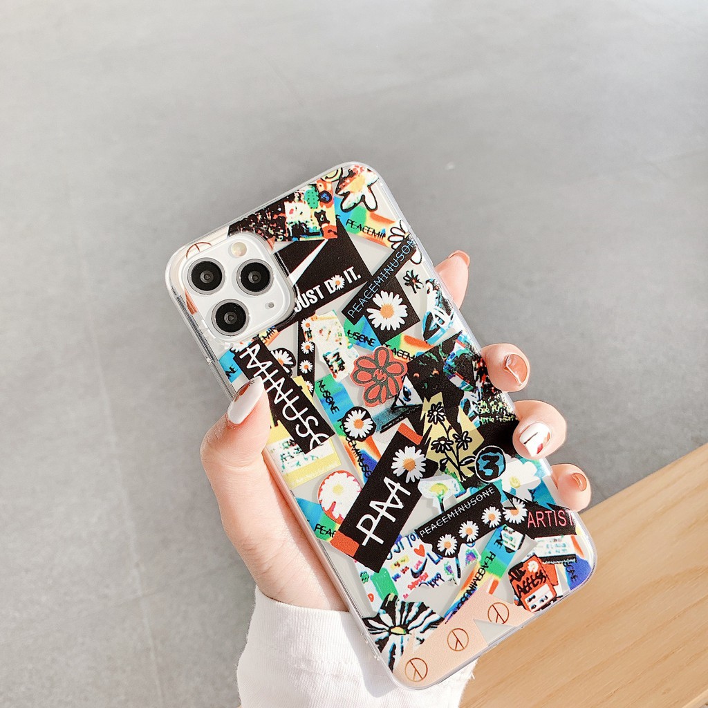 Ốp iphone - Ốp lưng silicon Peaceminusone