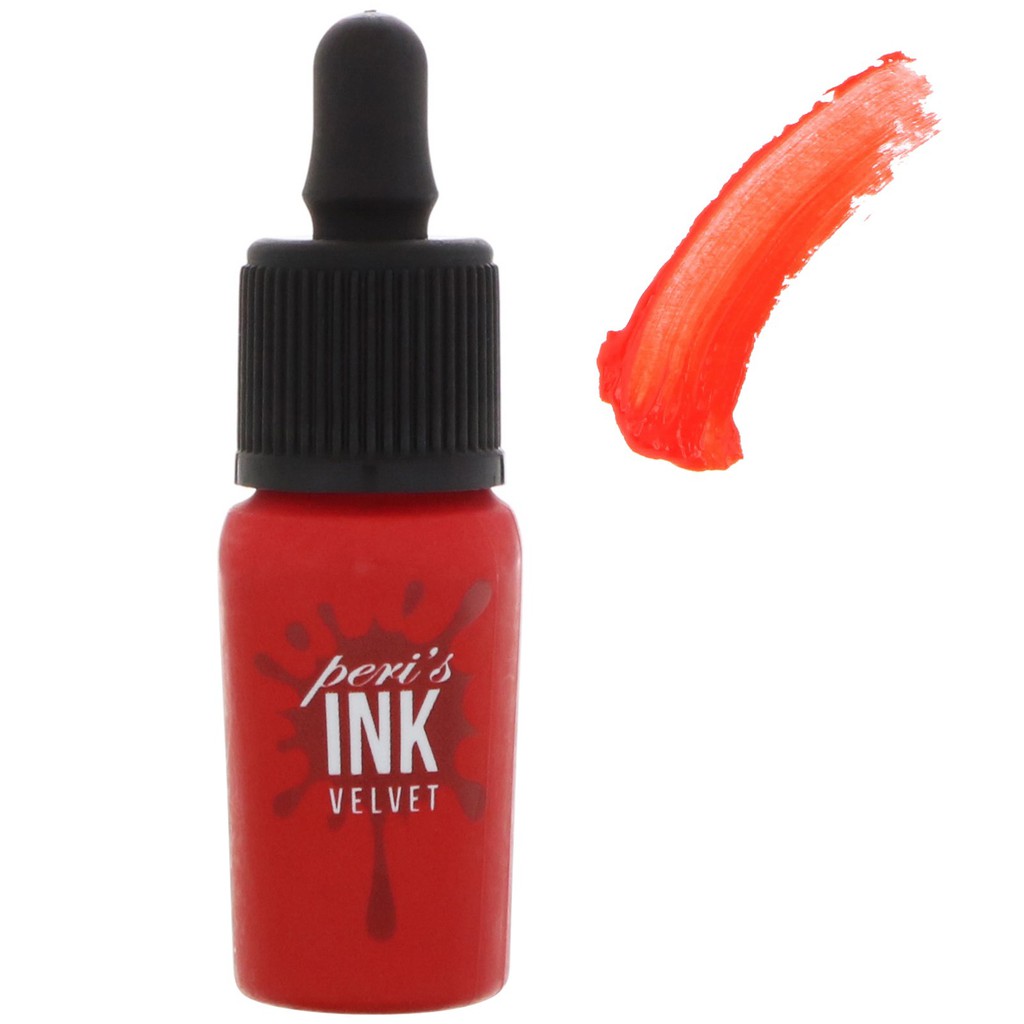 Son môi Peripera Peri's Ink Velvet - #2 So Grapefruit màu đỏ cam