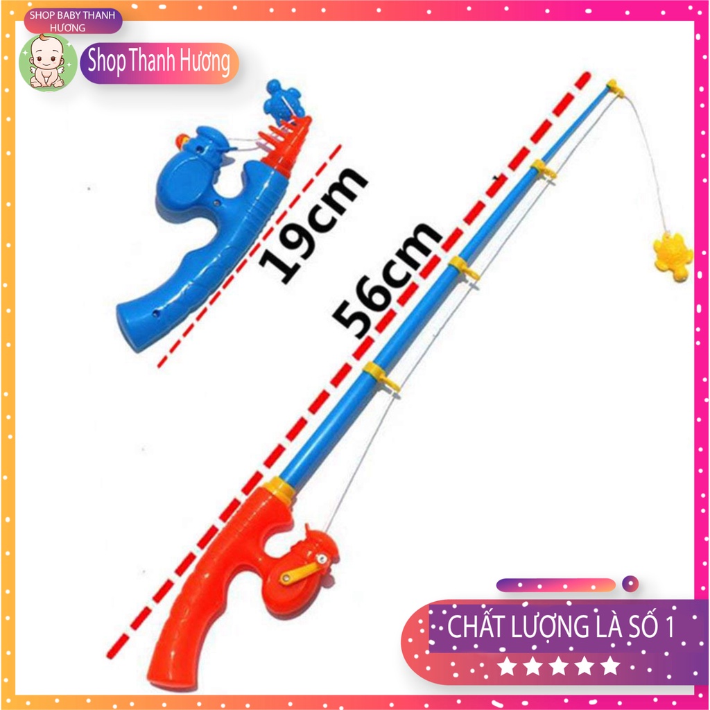 Cần câu cá nhựa nam châm cao cấp cho khu vui chơi giải trí trẻ em và các trường mầm non Shop baby Thanh Hương