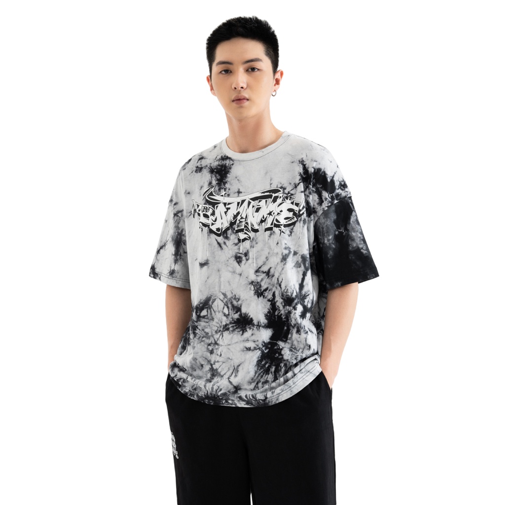 Áo Thun BOO Unisex Dáng Oversize Cotton Cao Cấp Vải Tyedie ESSETIAL02
