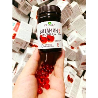 Vitamin e đỏ Mirrolla Nga 270mg (hộp 30 viên)