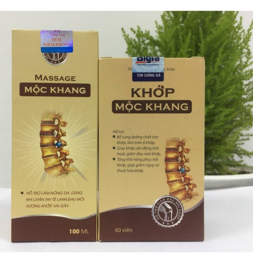 Khớp Mộc Khang - Hỗ trợ đau nhức xương khớp, viêm khớp, khô khớp, gai khớp