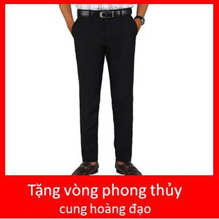 Quần âu nam xếp ly quần âu nam ống xuông quần âu nam aristino quần tây quần âu nam pierre cardin màu đen