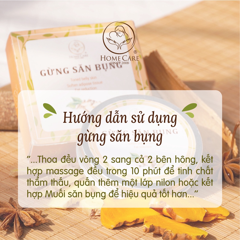 Cao gừng săn bụng hũ tiết kiệm - 75gr