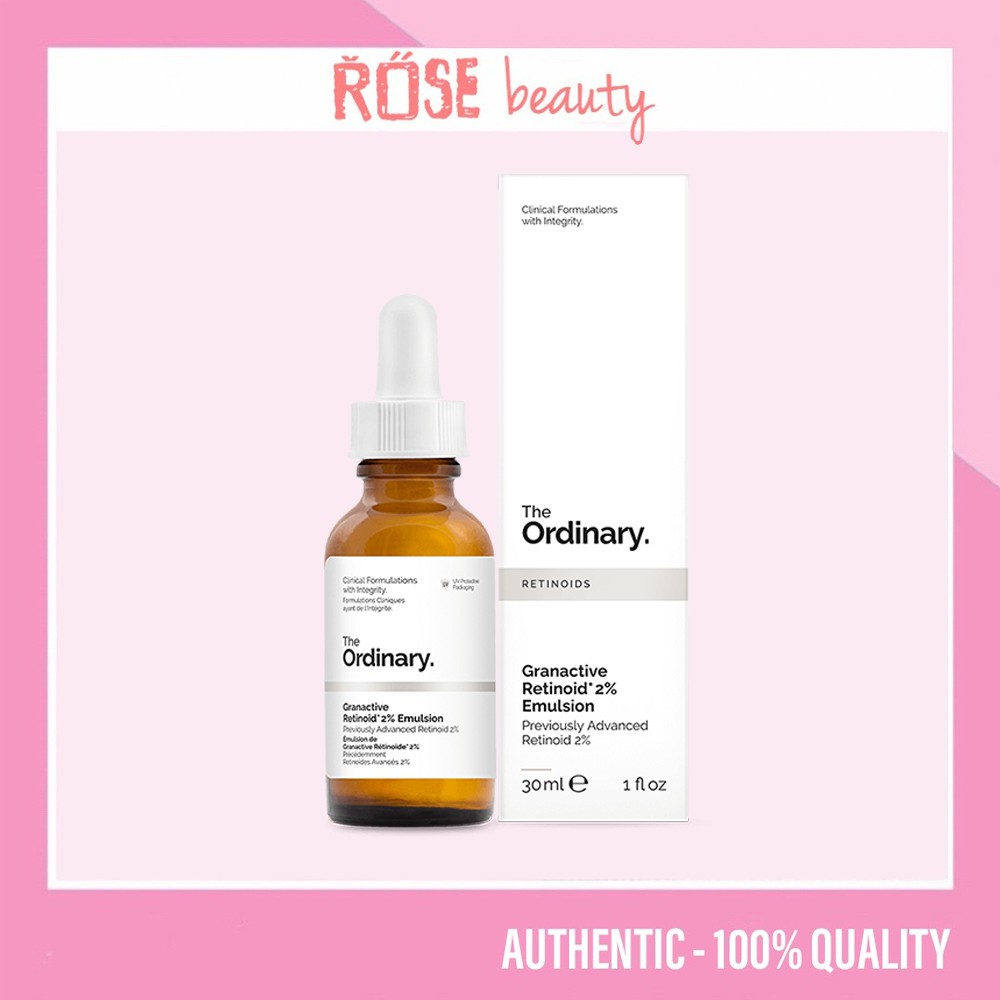 (BILL MỸ) Serum The Ordinary Granactive Retinoid 2% Emulsion và In Squalane, Retinol 1% Squalane chống lão hóa | BigBuy360 - bigbuy360.vn