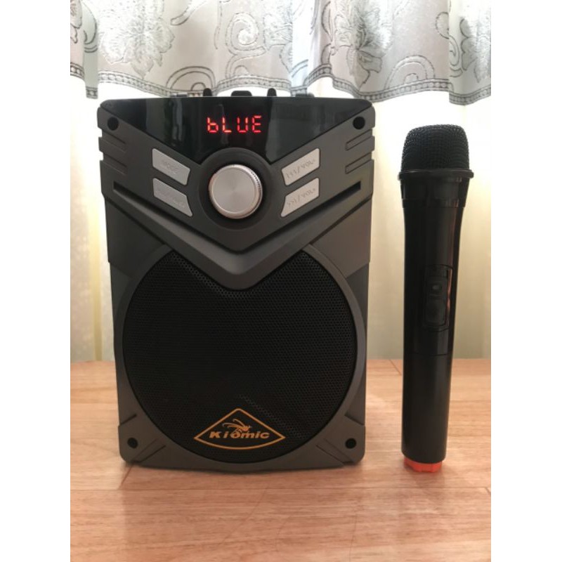 Loa Bluetooth Karaoke KIOMIC K-56 Có Tặng 1 Micro Không Dây