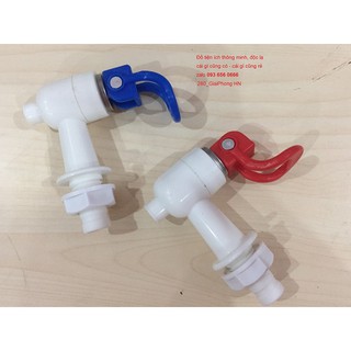 2 Vòi cây nước nóng lạnh các loại ren ngoài, 2 vòi ren trong
