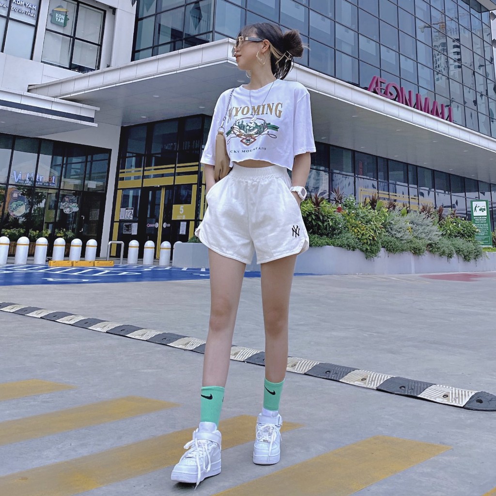 Quần Short Kaki Nữ Ruxy Cạp Chun | BigBuy360 - bigbuy360.vn