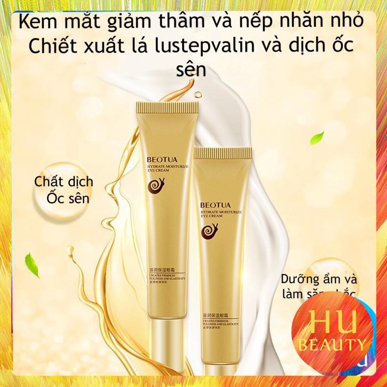 Kem mắt, Kem Bôi Mắt chiết xuất ốc sên axit1 Hyaluronic diệt nếp nhăn giảm thâm hiệu quả