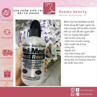 Bình rửa mũi Neilmed A+ 240ml bình tách set cam kết chuẩn nội địa cam kết chuẩn
