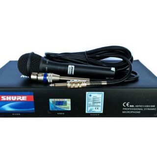 Micro Karaoke Shure Chính Hãng Có Dây