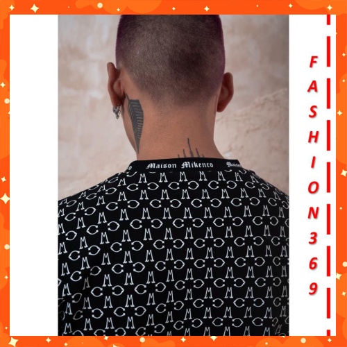 Áo Phông MIKENCO Monogram T-shirt Cotton kiểu dáng unisex - Hot trend 2022