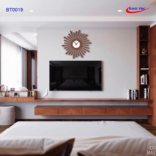 ĐỒNG HỒ GỖ TRANG TRÍ CNC Trang trí phòng, đồ trang trí gỗ