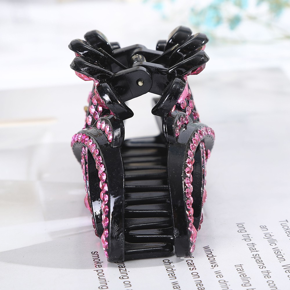 Kẹp tóc đính đá xinh xắn phong cách thời trang tùy chọn màu sắc