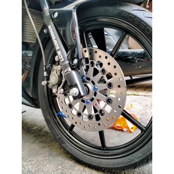 Đĩa thắng Kingdrag 267mm lòng nhôm 7075  - Đĩa thắng trước 267mm, đĩa king drag 267mm