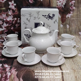 Bộ ấm trà Tiệp sứ Minh Long - bộ ấm trà tiệp sứ minh long