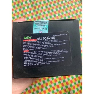 Dầu gội đen tóc Dexe 100% thảo dược 25ml x10
