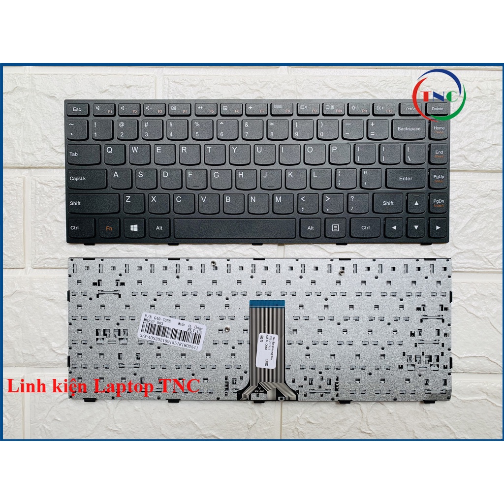 Bàn phím Laptop Lenovo G40-70 G40 G40-30 G40-45 G40-75 G40-80 IdeaPad B40 B40-30 B40-70 B40-80U Z40 Nhập Khẩu
