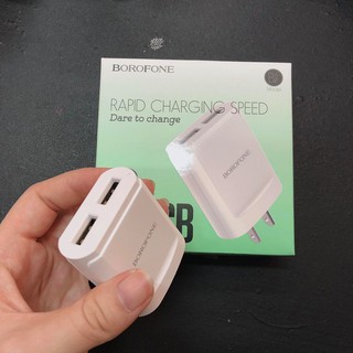 [Freeship đơn từ 50k] Củ sạc nhanh 2 cổng Borofone BA8