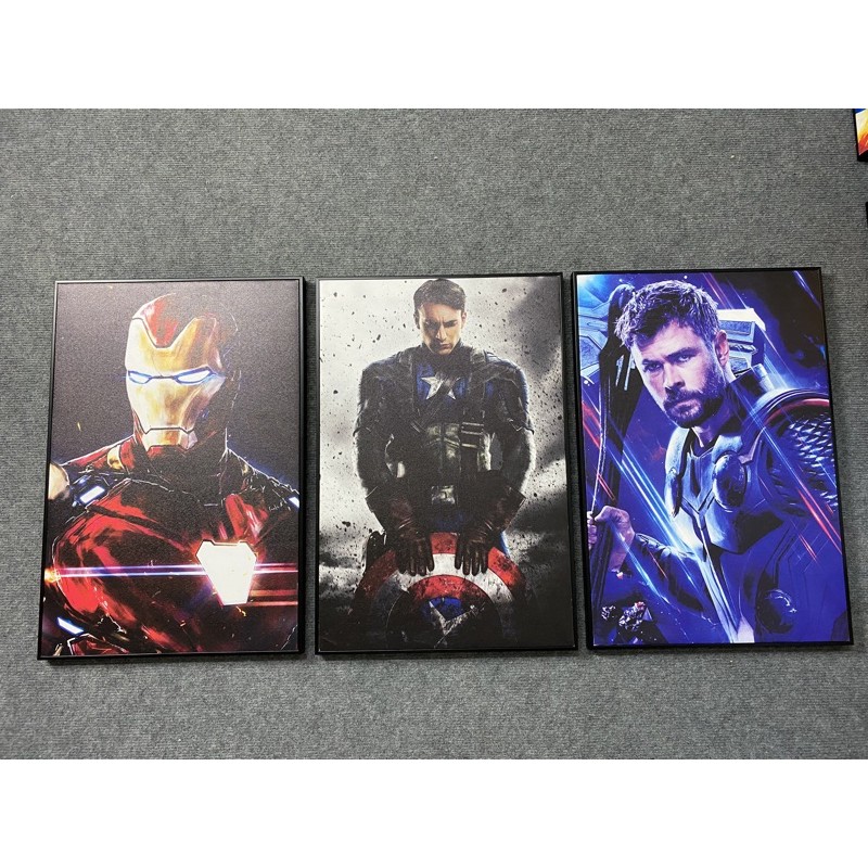 Tranh Marvel - Captain American - Chất Liệu Canvas Dùng Trang Trí Phòng