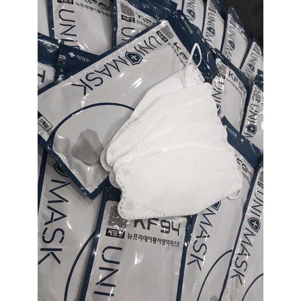 Thùng 300 Cái Khẩu Trang Cá Uni Mask KF94 Hàn Quốc