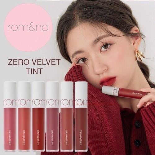 [NEW 26-30] [WINERY EDITION] Son Kem Lì Hàn Quốc Romand Zero Velvet Tint 5.5g (05 Đỏ Gạch, 06 Đỏ Nâu, 20 Đỏ Trầm)